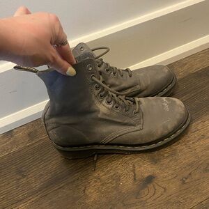 Grey Doc Martens women’s size 7